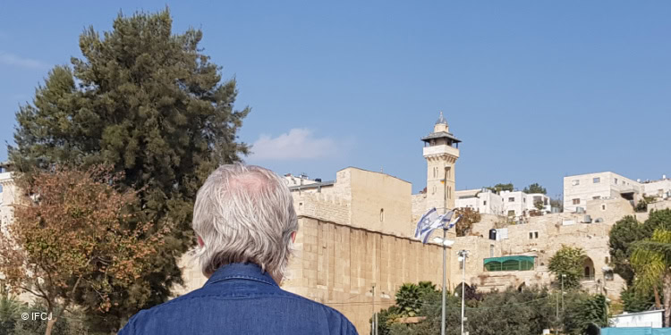 Bishop Lanier at Tomb of the Patriarchs