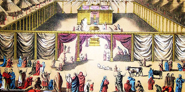 Photo of biblical tabernacle